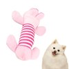 Dog Toys, Cute Striped Animal Dog Squeaky Toys Dog Stuffed Animals Chew Toy with 4 Legs Soft Durable Plush Dog Toys for Pet Dog Cat(#3)