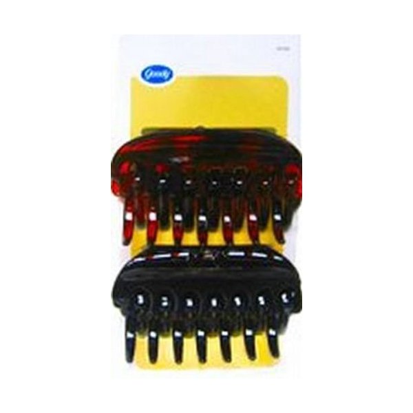 Goody WoMens Classics Claw Clip, Round, Medium, 2 Count