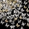 60Pcs Butterfly Nail Charms, COOSLIM 3D Metal Butterfly Nail Charms Butterflies Shape Nail Gems for Acrylic Nails, Nail Art Decorations Supplies for DIY Manicure B5