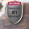 Weiman Leather Cleaner Wipes - 2 Pack with Microfiber Cloth - Clean Condition UV Protection Help Prevent Cracking or Fading of Leather Furniture, Car Interior, and Shoes