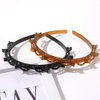 Braided Headbands with Hair Clips for Women and Girls - Thin Plastic Headband with Double Layer Twist, Fashion Hairstyle Hairpin