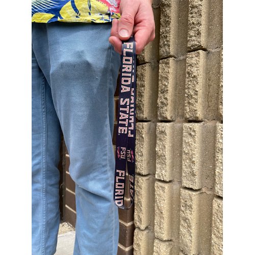 Desert Cactus Florida State University Seminoles FSU Car Keys ID Badge Holder Lanyard Keychain Detachable Breakaway Snap Buckle (Black)