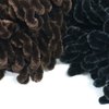 OrangeTag 2Pack Volumising Scrunchie Big Hair Tie Ring Hijab Volumizer Khaleeji Headwear,Dark Coffer & Black