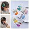 Lemeilleur 12 Pieces 12 Colors, 2.2 Inches, Solid Floral Cloth Fabric Lined Non Slip Wrapped Snap Hair Clips Cute Small Barrettes Fine Thin Hair Pins Accessories for Baby Toddlers Kids Girls
