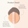 RUBIXIAN Powder Puff for Foundation, 2 Packs Air Cushion Portable Round Makeup Sponges with Air Cushion Powder Puff, Latex-free Blending Sponge and Makeup Puff for Foundation, Cream, Concealer