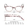 OLOMEE Reading Glasses Women Men Readers 1.25 Small Round Eyeglasses for Reading with Comfortable Spring Hinge Lightweight 3 Pack