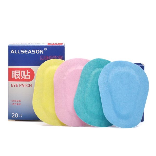 Sticky Eye Patches for Kids 60PCs/3Boxes Colorful Breathable Eye Patch Eye Pad Adhesive Bandages for Adults Children