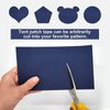 BlingKingdom 3pcs Nylon Tent Repair Tape Self-Adhesive Tent Repair Patches Tape Waterproof Puncture Repair Patches for Horse Blanket Camping Tent Backpack Awning Down Jacket - Dark Blue