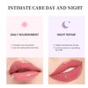 4 Color Glossy Lip Butter Balm, Moisturizing Lip Gloss Butter Non Sticky High Shiny Finish Lip Glow Oil, Natural Plumping Lip Tint Lip Care & Repair Lip Mask for Soft & Smooth & Protect Dry Lip