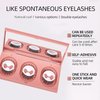 Self-adhesive Eyelashes,2024 New Snap on Lashes, Waterproof False Eyelashes Natural Look for Makeup Easy to Put on (W02)
