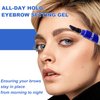 UCANBEMAKEUP No Flake Clear Eyebrow Gel, Eyebrow Glue Clear No Residue, Long-Lasting Extreme Hold Brow Gel, Built-in Head No Sticky Eyebrow Glue for Easily Apply