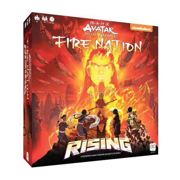 Avatar The Last Airbender: Fire Nation Rising | Cooperative Board Game | Featuring Aang, Katara, Sokka, Toph, Zuko, and Lord Ozai | Officially-Licensed Avatar Merchandise