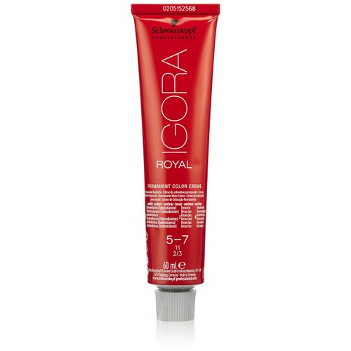 Schwarzkopf Professional IGORA Royal Hair Color Color 5-7 (Colorists´s Color Creme) 2 oz