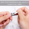 32 Pieces Stainless Steel Nail Clipper Silver Toenail Clippers Set Fingernail Clipper Cutter