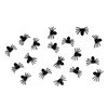 18 x Fake Plastic Spiders - Realistic 'Sneaky Spiders' Toy - Hilarious Bugs and Insect Pranks for Adults and Kids - Play the Spider in a Box Gag or use for Halloween, Party Favors and Practical Jokes