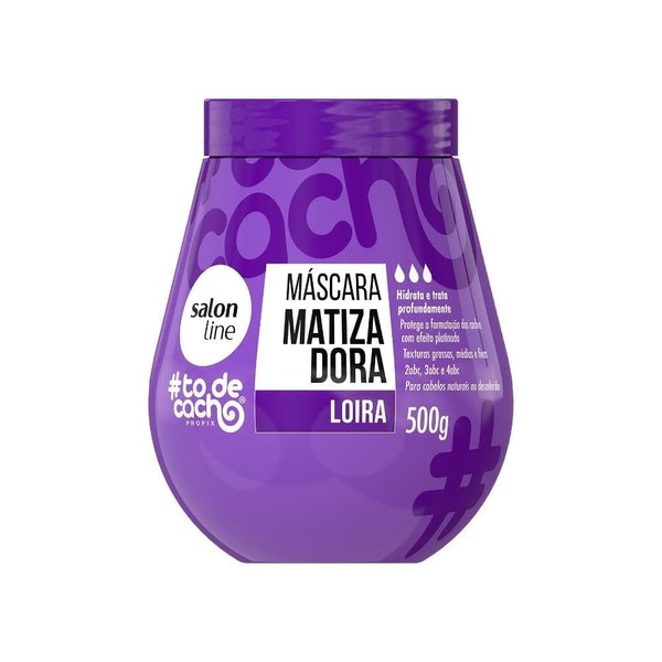 Mascara Matizadora Purple Toner Hair Mask #todecacho Salon Line
