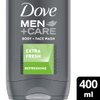 Dove for Men Extra Fresh Body and Face Wash, 400 ml