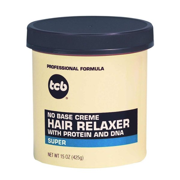 Tcb Hair Relaxer No Base Creme 15 Ounce Super Jar (443ml) (2 Pack)