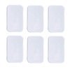 6Pcs Clear Rectangle Silicone False Eyelash Holder Pads Eyelash Extension Pad Silicone Pallet for Loose Lash Eyelash Extension Beauty Tools