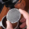 KNODOS 51mm Espresso Puck Screen - Premium Stainless Steel Coffee Filter, Enhanced Extraction, Compatible with Delonghi & More, Easy to Clean (Black, 51mm)