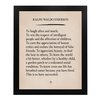 Ralph Waldo To Laugh Often and Much - Distressed Parchment Poetic Wall Art Print, This Ready to Frame Wall Art Poster Print is Good For Retro Home Office, Studio, & School Wall Decor, Unframed - 8*10”