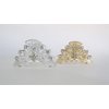 Generic Gold or silver clear or ab crystal metal hair claw clip jaw clip (Primary color: Gold/AB crystals)
