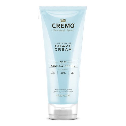 Cremo Vanilla Orchid Moisturizing Shave Cream, Astonishingly Superior Ultra-Slick Shaving Cream for Women Fights Nicks, Cuts and Razor Burn, 6 Fl Oz