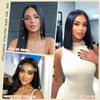 Wear and Go Glueless Wigs Human Hair Pre Plucked Pre Cut 6x4 Straight Lace Front Wigs Human Hair Wigs for Women No Glue Hd Lace Front Closure Ready to Wear Wigs 180% Density 28 Inch Natural Black