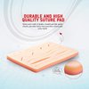 Suture Practice Pads 3 Layer with 14 Wound 5x7", Suture Practice Kit, Durable Silicon Skin Suture Pad to be Used by Students for Training and Practice of Medical, Veterinarian Students and Nurses