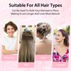 GEEHUA Mini Bobby Pins, 150 Count 1.38 Inch Curved Small Hair Pins Kit, Waved Hairpin with Storage Box for Kids Girls and Women Wedding Hairstyles All Styling Hair Clips Accessories (Brown)