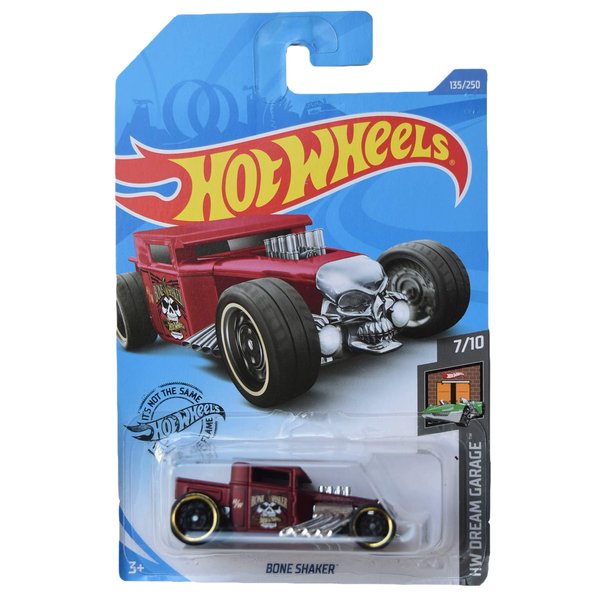 Hot Wheels Dream Garage 7/10 Bone Shaker 135/250, red