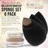 Belloccio Egg Shaped Latex Free Makeup Sponge - Pack of 6 Sponges