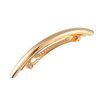 2PCS Women Metal Alloy French Hair Barrette Hair Clip Simple Hair Pin Hair Accessories Spring Clips (Gold)