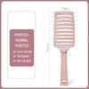 Tool in My Room Detangler brush - curved vented hair brush for detangling hair types such as wavy, wet, matted, curly hair. paddle brush for blow drying, cepillos para cabello