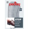 pedag, Stop German Made Soft Suede Leather Heel Grip Unisex One Size Fits All, Gray, Pair, 5 Count