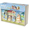 Bluey 4-Pack of Wooden 24-Piece Puzzles with Interchangeable Pieces | Bluey Birthday Party Supplies | Bluey Party Favors | Bluey Toys for Kids Ages 3+