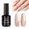 Beetles Pearl Gel Nail Polish 1 Pcs 15ml Thread Shimmer Gold Gel Polish Pearlescent Champagne Gel Nail Polish Chrome Gel Nail Polish Soak Off Uv LED Nail Lamp Nail Art Manicure Salon DIY Home