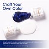 Gellen White Blue Gel Nail Polish Set, Summer White Gel Polish & Shimmer Blue Gel Polish, Soak off No Wipe UV Gel for Nail Art Manicure DIY at Home Women Girls Gifts, 10ml