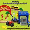 Toy People Figures with Tool for Kids Action Figures Playsets for Trains Cars Various Professions for Play House Wooden Train Track
