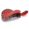 NuWay 4HAIR® DoubleC PRO® U.S. Patented Double Curved Detangling Brush is Hair Dryer Safe (Red)