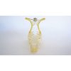 Generic Clear transparent lite golden yellow hair claw clip for fine, thin hair