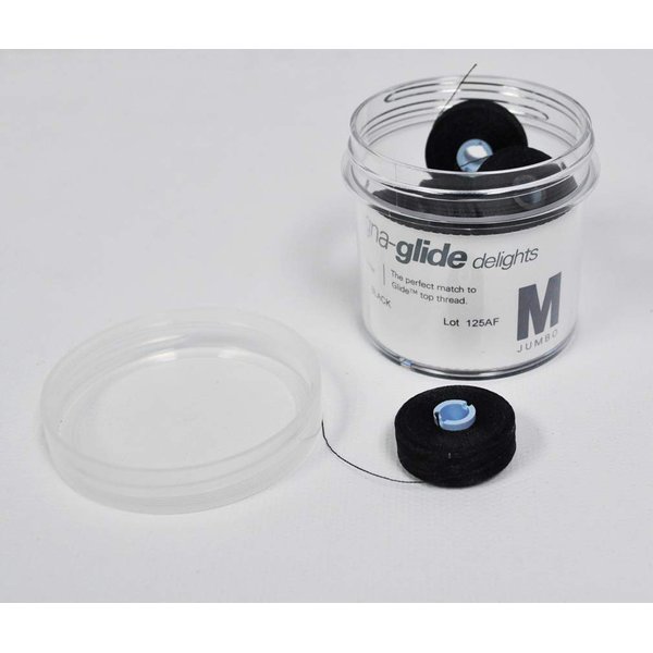 Fil-Tec Magna-Glide Delights Poly Style M Prewound Bobbins Black