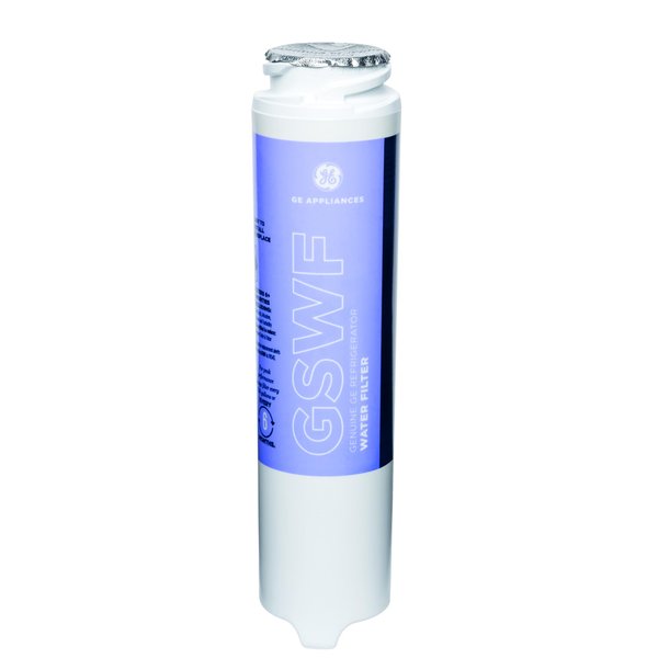 General Electric GE GSWF Refrigerator Water Filter | Certified to Reduce Lead, Sulfur, and 50+ Other Impurities | Replace Every 6 Months for Best Results | Pack of 1