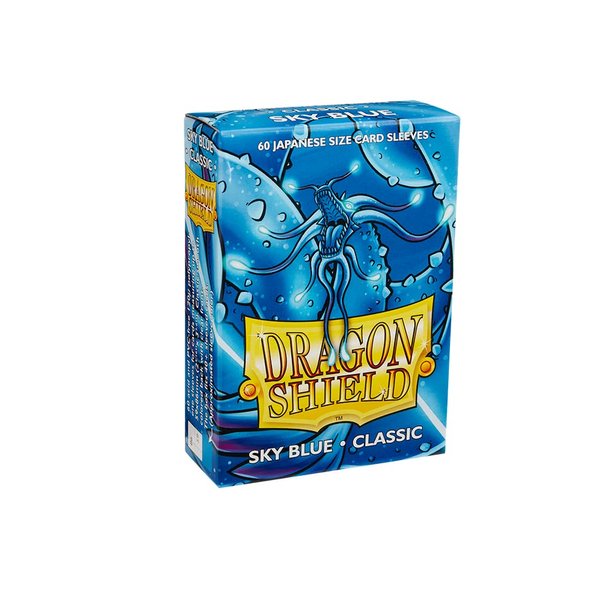 Arcane Tinmen Dragon Shield Japanese Size Card Sleeves – Sky Blue 60CT – Card Sleeves are Smooth & Tough – Compatible with Pokemon, Yugioh, and More, (AT-10619)