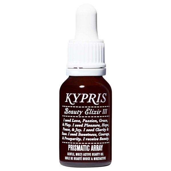 KYPRIS, Beauty Elixir III: Prismatic Array Gentle Moisturizing Face Oil, Bioidentical Antioxidant Complex w/ CoQ10 & Vitamin C Ester THD Unscented (0.47 fl oz / 14 ml)