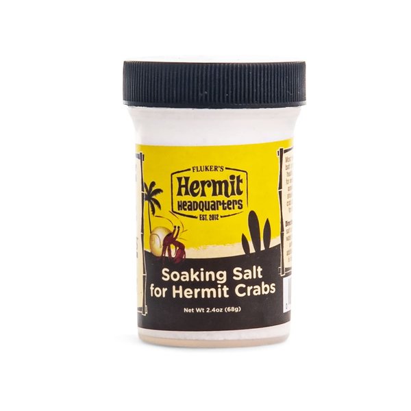 Fluker's Soaking Salt for Hermit Crabs, 2.4 oz