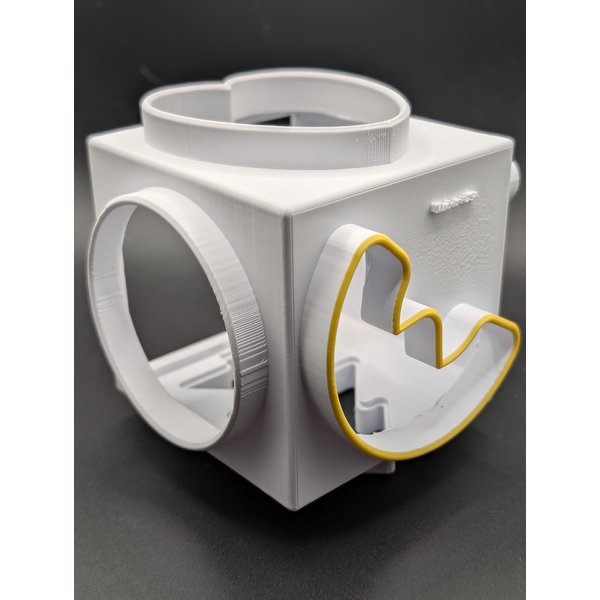 Cube Cookie Cutter, 5 Fun Shapes in One Block, Kid-Friendly & Easy to Store!