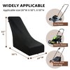 iBirdie Outdoor Waterproof Lawn Mower Cover for 16''-19'' Push Mowers - Heavy Duty 600D Weatherproof UV Resistant Mower Protector