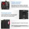 AC Variable Speed Controller, 120V~220V 15A 4000W SCR Voltage Controller for Router Fan Electric Motor Rheostat