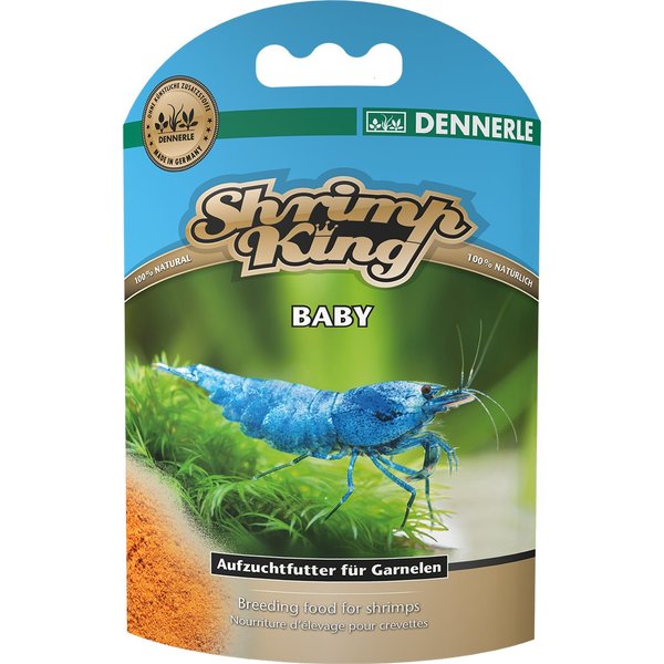 Dennerle Shrimp King Baby Freshwater Dwarf Shrimp Food 35g, Brown (6089)